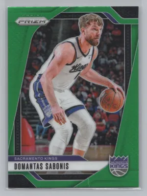 Domantas Sabonis 2024-25 Panini Prizm Prizms Green Sacramento Kings