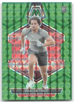 Bralen Trice RC 2024 Panini Mosaic Mosaic Green Atlanta Falcons