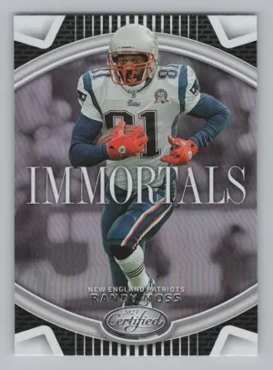 Randy Moss 2023 Panini Certified Immortals New England Patriots