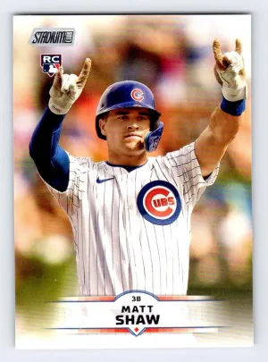 Matt Shaw RC 2025 Stadium Club Chicago Cubs