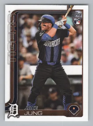 Jace Jung Rookie 2025 Topps Detroit Tigers