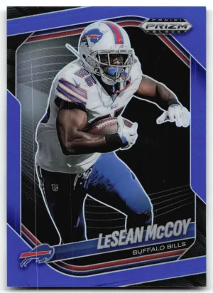 LeSean McCoy 2025 Panini Prizm Black Prizms Blue #/199 Buffalo Bills