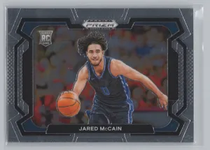 Jared McCain Rookie 2024 Panini Prizm Draft Picks Duke Blue Devils
