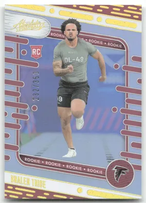 Bralen Trice 2024 Panini Absolute Spectrum #/350 Atlanta Falcons