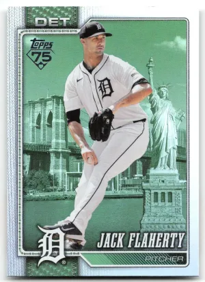 Jack Flaherty 2026 Topps Fanatics Fest Exclusive BIg Apple Foil SSP Tigers
