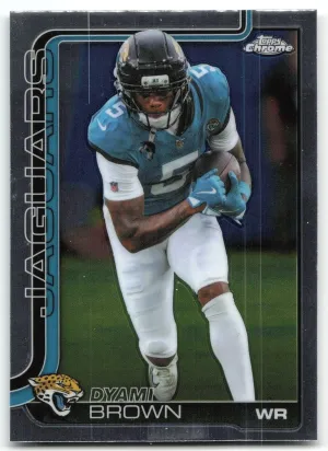 Dyami Brown 2025 Topps Chrome Jacksonville Jaguars