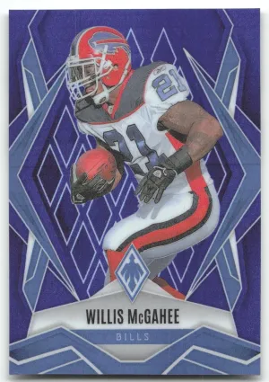Willis McGahee 2025 Panini Phoenix Blue Hyper Prizm #/199 Bills