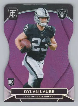 Dylan Laube Rookie 2024 Totally Certified Mirror Platinum Purple Die Cut #/75