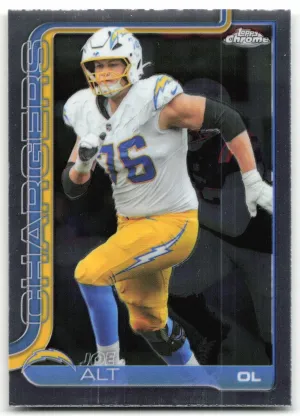 Joe Alt 2025 Topps Chrome Los Angeles Chargers