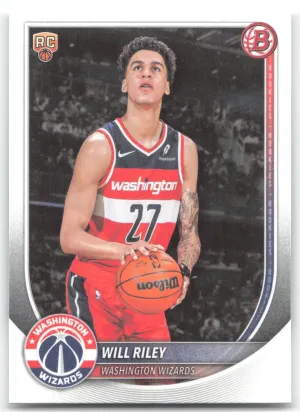 Will Riley RC 2025-26 Bowman Wizards