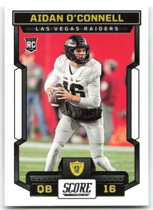 Aidan O'Connell Rookie 2023 Score Las Vegas Raiders