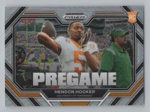 Hendon Hooker RC 2023 Panini Prizm Draft Picks Pre Game Volunteers