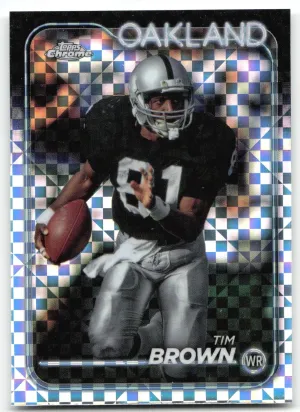 Tim Brown 2024 Topps Chrome X-Fractor Raiders