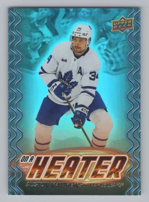 Auston Matthews 2024-25 Upper Deck On a Heater Toronto Maple Leafs