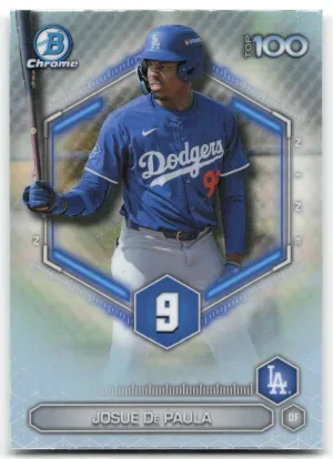 Josue De Paula 2026 Bowman Bowman Scouts' Top 100 Dodgers