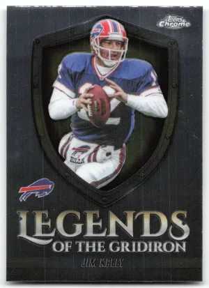 Jim Kelly 2025 Topps Chrome Legends of the Gridiron Buffalo Bills