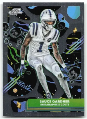 Sauce Gardner 2025 Topps Chrome Cosmic Indianapolis Colts
