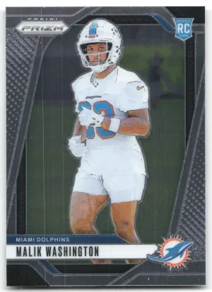 Malik Washington Rookie 2024 Panini Prizm Miami Dolphins