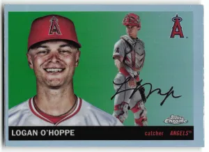 Logan O'Hoppe 2025 Topps Chrome Platinum Refractor Los Angeles Angels