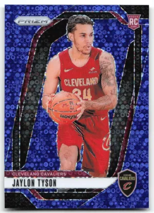 Jaylon Tyson Rookie 2024-25 Panini Prizms Fast Break Blue #/150 Cavaliers