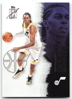 Cody Williams 2025-26 Topps Signature Class Utah Jazz
