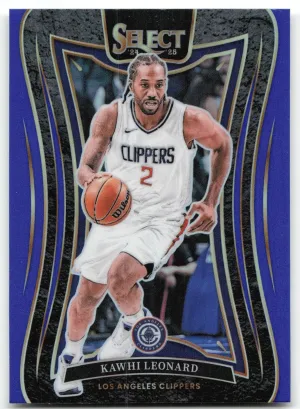 Kawhi Leonard 2024-25 Panini Select Blue Prizm Los Angeles Clippers