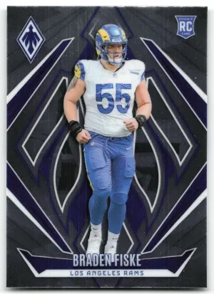 Braden Fiske Rookie 2024 Panini Phoenix Los Angeles Rams