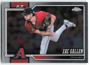 Zac Gallen 2026 Topps Chrome Arizona Diamondbacks