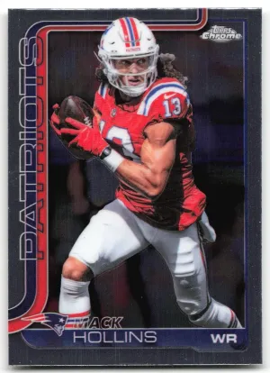 Mack Hollins 2025 Topps Chrome New England Patriots