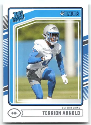 Terrion Arnold RC 2024 Donruss Lions