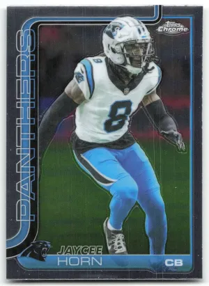 Jaycee Horn 2025 Topps Chrome Carolina Panthers