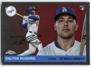 Dalton Rushing Rookie 2025 Topps Chrome Platinum Los Angeles Dodgers