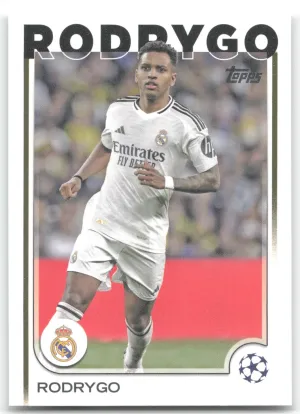 Rodrygo 2024-25 Topps UEFA Club Competitions Real Madrid CF