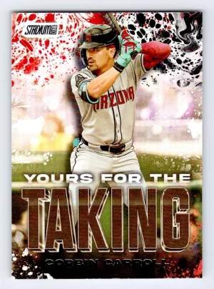 Corbin Carroll 2025 Stadium Club Yours for the Taking Diamondbacks