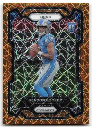 Hendon Hooker Rookie 2023 Panini Prizm Lazer Detroit Lions