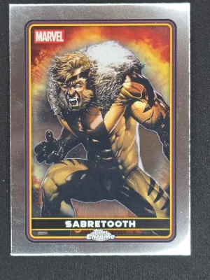 Sabretooth 2025 Topps Chrome Marvel Deadpool