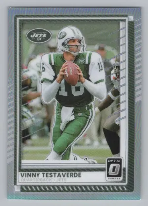 Vinny Testaverde 2025 Donruss Optic Holo New York Jets