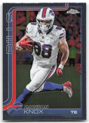 Dawson Knox 2025 Topps Chrome Buffalo Bills