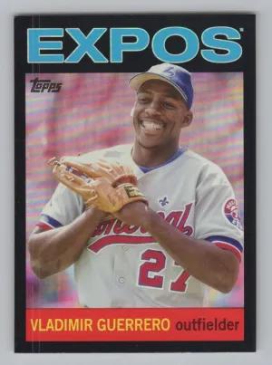 Vladimir Guerrero 2025 Topps Archives Black Foilboard Expos