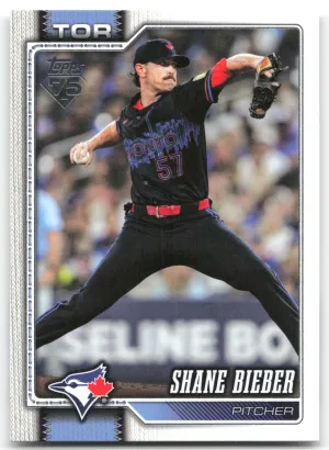 Shane Bieber 2026 Topps Toronto Blue Jays