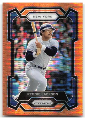 Reggie Jackson 2024 Panini Prizm Orange Pulsar Prizms #/399 New York Yankees