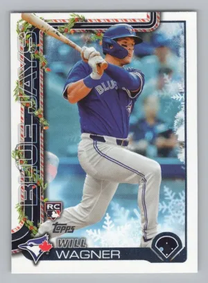 Will Wagner RC 2025 Topps Holiday Toronto Blue Jays