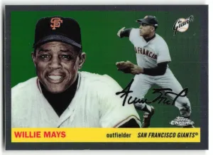 Willie Mays 2025 Topps Chrome Platinum San Francisco Giants