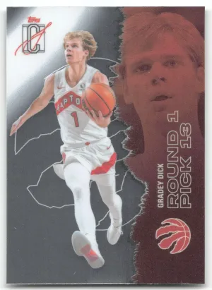 Gradey Dick 2025-26 Topps Signature Class Crome Toronto Raptors