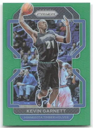 Kevin Garnett 2021-22 Panini Prizm Green Timberwolves