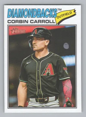 Corbin Carroll 2026 Topps Heritage Arizona Diamondbacks