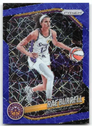 Rae Burrell 2025 Panini Prizm WNBA Blue Velocity Prizms Los Angeles Sparks
