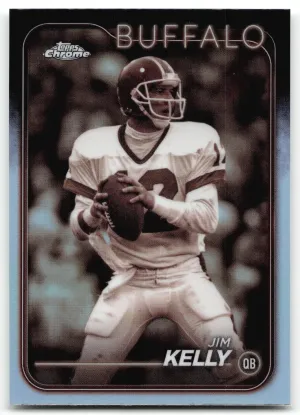 Jim Kelly 2024 Topps Chrome Sepia Refractor Bills
