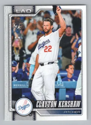 Clayton Kershaw 2026 Topps Los Angeles Dodgers
