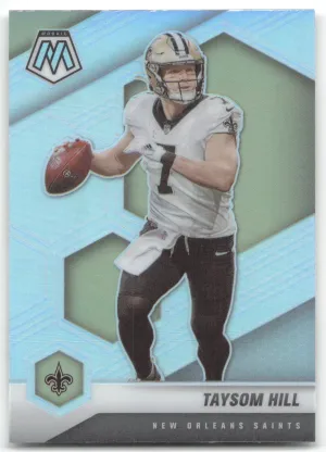 Taysom Hill 2021 Panini Mosaic Prizm Silver New Orleans Saints